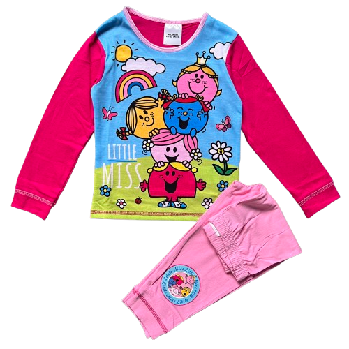 Girls Little Miss of Mr Men Long Pyjamas Age 1 5 Years