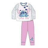 Girls Lilo and Stitch Long Pyjamas Age 5 - 12 Years