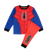 Boys Marvel Spiderman Long Pyjamas Nightwear Kids Spider-Man Pjs