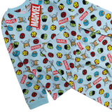 Marvel Trouser Pyjamas Boys Long Sleeve Pjs Nightwear Baby Toddler Kids Hulk Iron Man Spiderman Captain America Thor