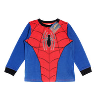 Boys Marvel Spiderman Long Pyjamas Nightwear Kids Spider-Man Pjs