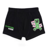 Minecraft Boys Boxers Briefs Shorts Trunks Underwear Multipack 3 Pack Kids Creeper
