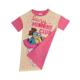 Minions Girls Short Sleeve Nightdress Nightie Pyjamas Pjs Kids