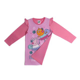 Girls Peppa Pig Long Sleeve Nightdress Fairy Friends Pyjamas Pjs Kids Nightwear