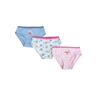 Girls Peppa Pig 3 x Knickers Underwear Children's Briefs Age 1 - 6 Years