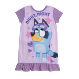 Girls Reversible Bluey and Bingo Nightdress Nightie Pyjamas