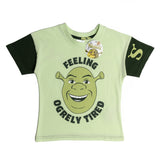 Boys Shrek Short Sleeve Top Long Leg Pyjamas Nightwear Pjs Ogre