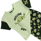 Boys Shrek Short Sleeve Top Long Leg Pyjamas Nightwear Pjs Ogre