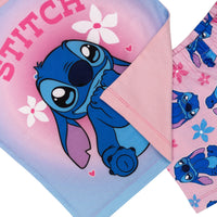 Girls Lilo and Stitch Short Frilly Pyjamas Age 2 - 12 Years