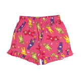 Girls Teletubbies Short Frilly Pyjamas Kids Baby Nightwear