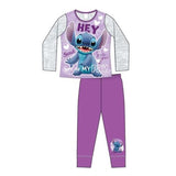 Girls Lilo and Stitch Long Pyjamas Age 5 - 12 Years