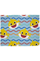 Boys Girls Baby Shark Fleece Throw Kids Blanket