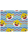 Boys Girls Baby Shark Fleece Throw Kids Blanket