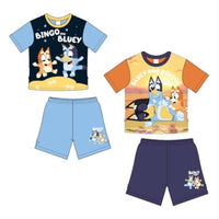 Boys Bluey and Bingo Short Pyjamas Top and Shorts Baby Age 1 - 5 Years