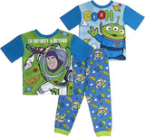 REVERSIBLE Boys Toy Story Woody Buzz Lightyear Pyjamas Pjs Nightwear