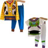 Boys Girls Woody or Buzz Lightyear Toy Story Long or Short Sleeve Pyjamas Kids