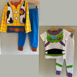 Boys Girls Woody or Buzz Lightyear Toy Story Long or Short Sleeve Pyjamas Kids