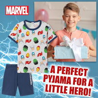 Boys Marvel Avengers Or Black Panther Short Pyjamas Kids