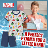 Boys Marvel Avengers Or Black Panther Short Pyjamas Kids