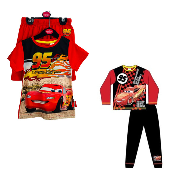 Boys Disney Cars Short and Long Pyjamas Age 4 - 10 Years