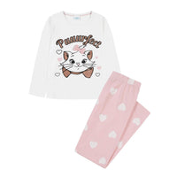 Girls Disney Marie The Cat from Aristocats Long and Short Pyjamas Age 1 - 10 Years