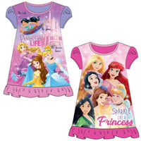 Girls Disney Princess Nightdress Nightie Pyjamas Age 2 - 10 Years