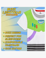 Boys Disney Toy Story Buzz Lightyear Short Sleeve Pyjamas