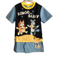 Boys Bluey and Bingo Short Pyjamas Top and Shorts Baby Age 1 - 5 Years