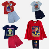 Boys Fireman Sam Pyjamas Short & Long PJs Age 2 - 10 Years