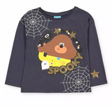 Boys Girls Hey Duggee Halloween Spooky Long Sleeve Top Age 1 - 6 Years