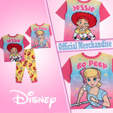 Disney REVERSIBLE Girls Toy Story Jessie Bo Peep Pyjamas Pjs Nightwear