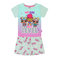 Girls LOL Surprise Dolls Pyjamas Short PJs Sets with Glitter Detail