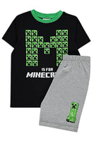 Boys Minecraft Short Pyjamas M Is For Minecraft