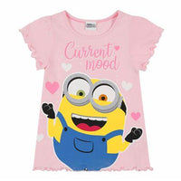 Girls Minions Short and Long Pyjamas Age 2 - 10 Years