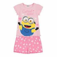 Girls Minions Short and Long Pyjamas Age 2 - 10 Years