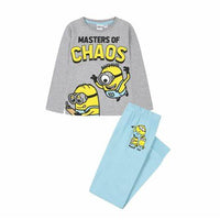 Boys Minions Masters of Chaos or One More Minute Long Pyjamas Age 2 - 10 Years