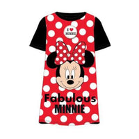 Girls Disney Minnie Mouse Nightdress Nightie Pyjamas Age 2 - 12 Years