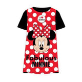 Girls Disney Minnie Mouse Nightdress Nightie Pyjamas Age 2 - 12 Years