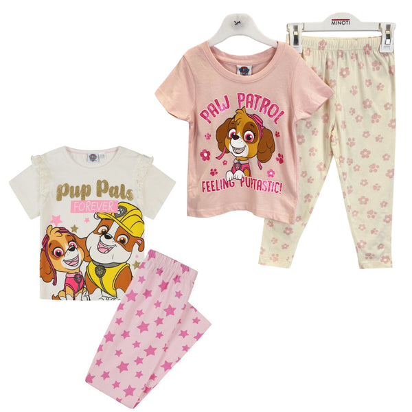 Girls Paw Patrol Skye Short Sleeve Long Leg Pyjamas Cotton Age 1 - 5 Years