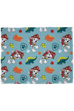 Boys Girls Paw Patrol Dino Fleece Throw Kids Blanket