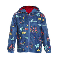 Boys Girls Colour Changing Raincoat Dinosaurs Dogs Cats Pirates Unicorns Jacket Coat Age 2-8 Yrs