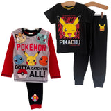 Boys Pokemon Long Pyjamas Pokémon Age 3 - 12 Years