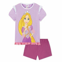 Girls Disney Princess Rapunzel Short Pyjamas Shortie Pjs