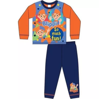 Boys Blippi Long Sleeve Pyjamas Baby Age 1 - 5 Years