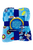 Boys Girls Sonic the Hedgehog Fleece Throw Kids Blanket