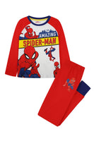 Boys Spiderman Short and Long Sleeve Long Leg Pyjamas Spider-Man Loungewear