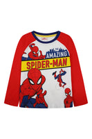 Boys Spiderman Short and Long Sleeve Long Leg Pyjamas Spider-Man Loungewear