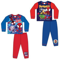 Boys Marvel Spidey and His Amazing Friends Long Pyjamas Age 1 - 5 Years