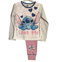 Girls Lilo and Stitch Long Pyjamas Age 5 - 12 Years