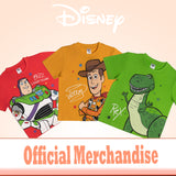 Toy Story 3 Pack Cotton T-Shirts Short Sleeve Tops Kids Boy Multipack Woody Buzz Lightyear Rex
